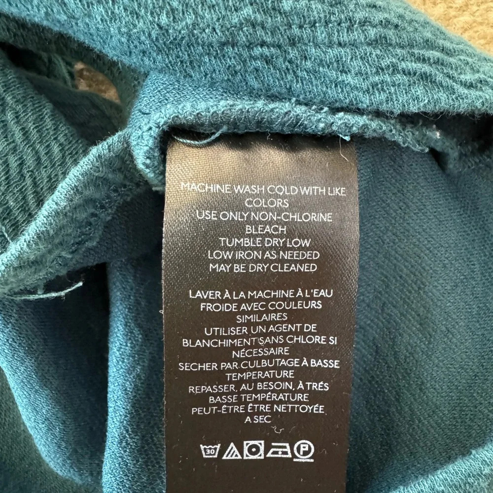 Maeve Teal Wrap Crop Top - Picture 8 of 12